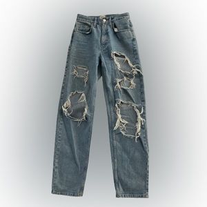 BDG High Waisted Baggy Ripped Jeans